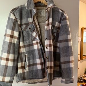 Sage Collective Plaid Jacket